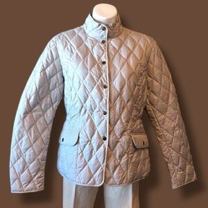 Eddie Bauer Women's Gray Quilted Puffer Jacket